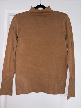 French Connection Camel Crewneck Sweater